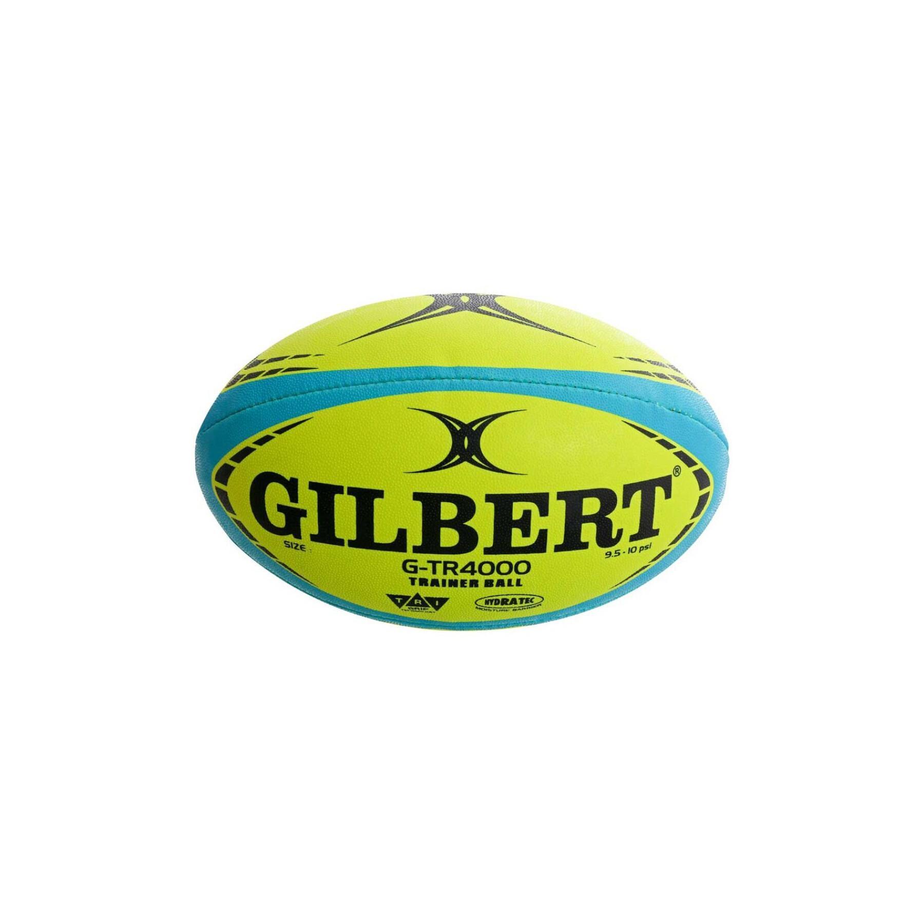 Rugbyboll Gilbert G-TR4000 Trainer Fluo (taille 4)