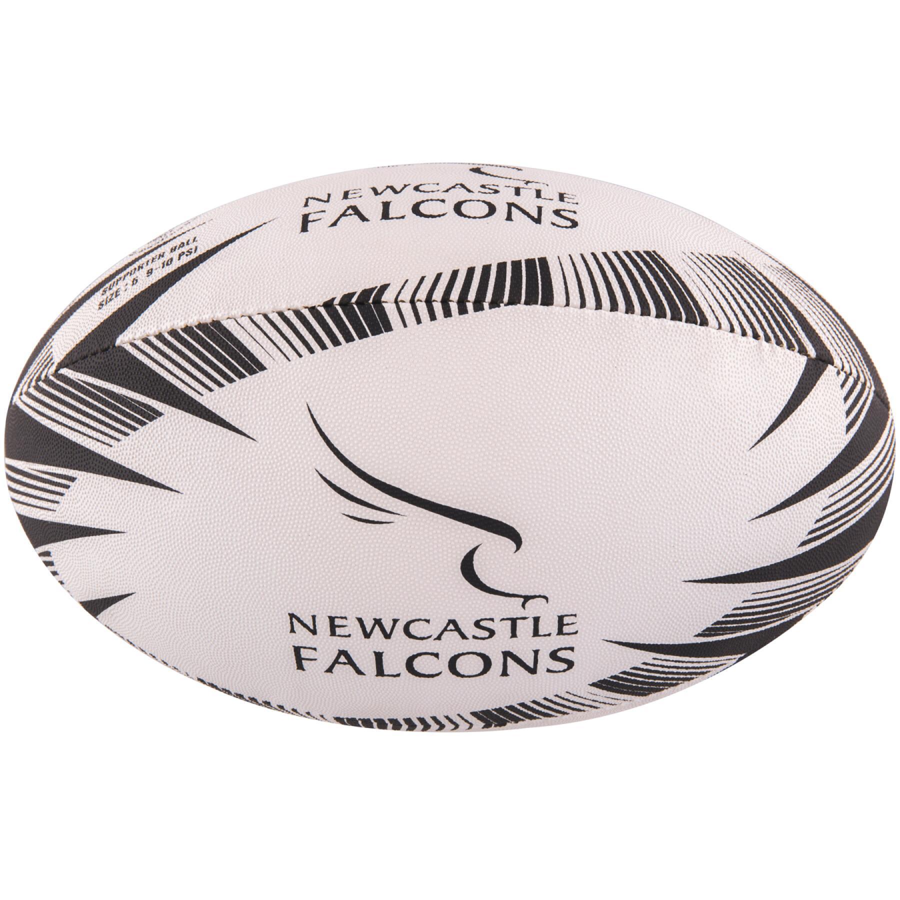 Stöd för rugbyboll Gilbert Newcastle Falcons