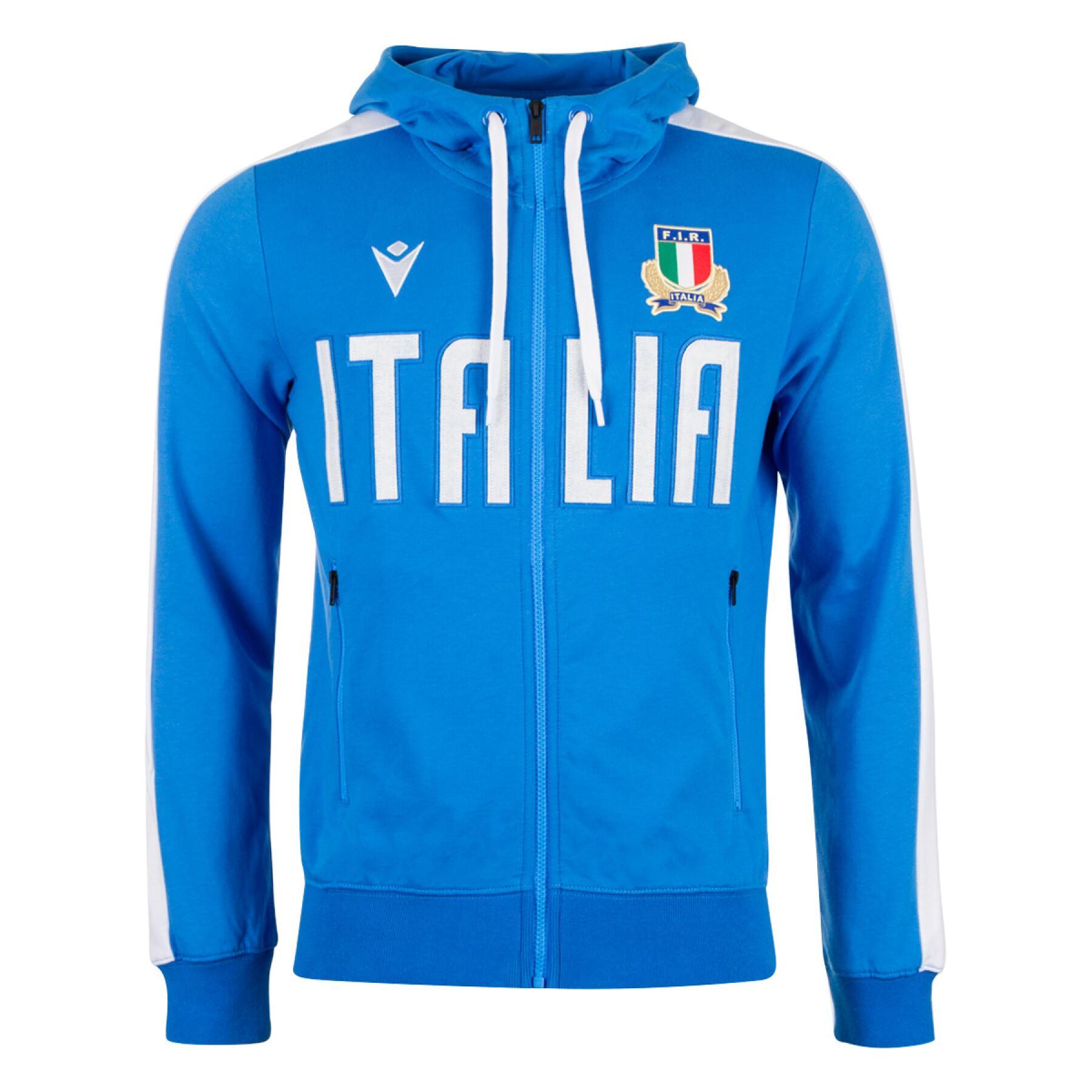 Sweatshirt med huva Italie Rugby 2022/23