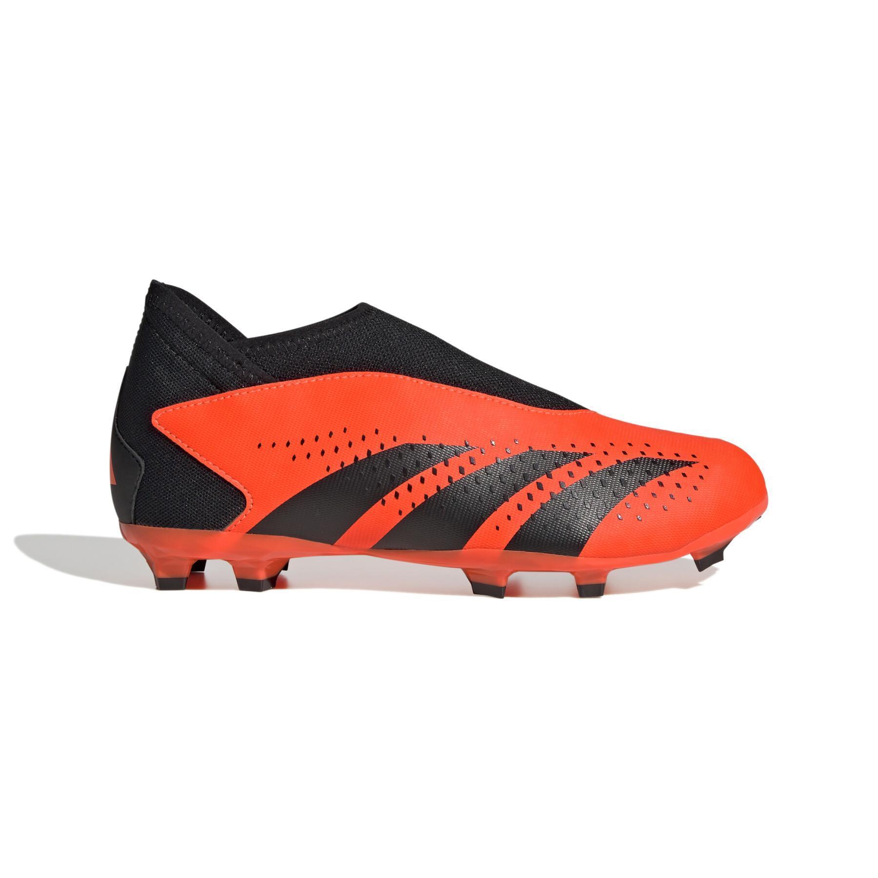 Fotbollsskor utan spets för barn adidas Predator Accuracy.3 FG Heatspawn Pack