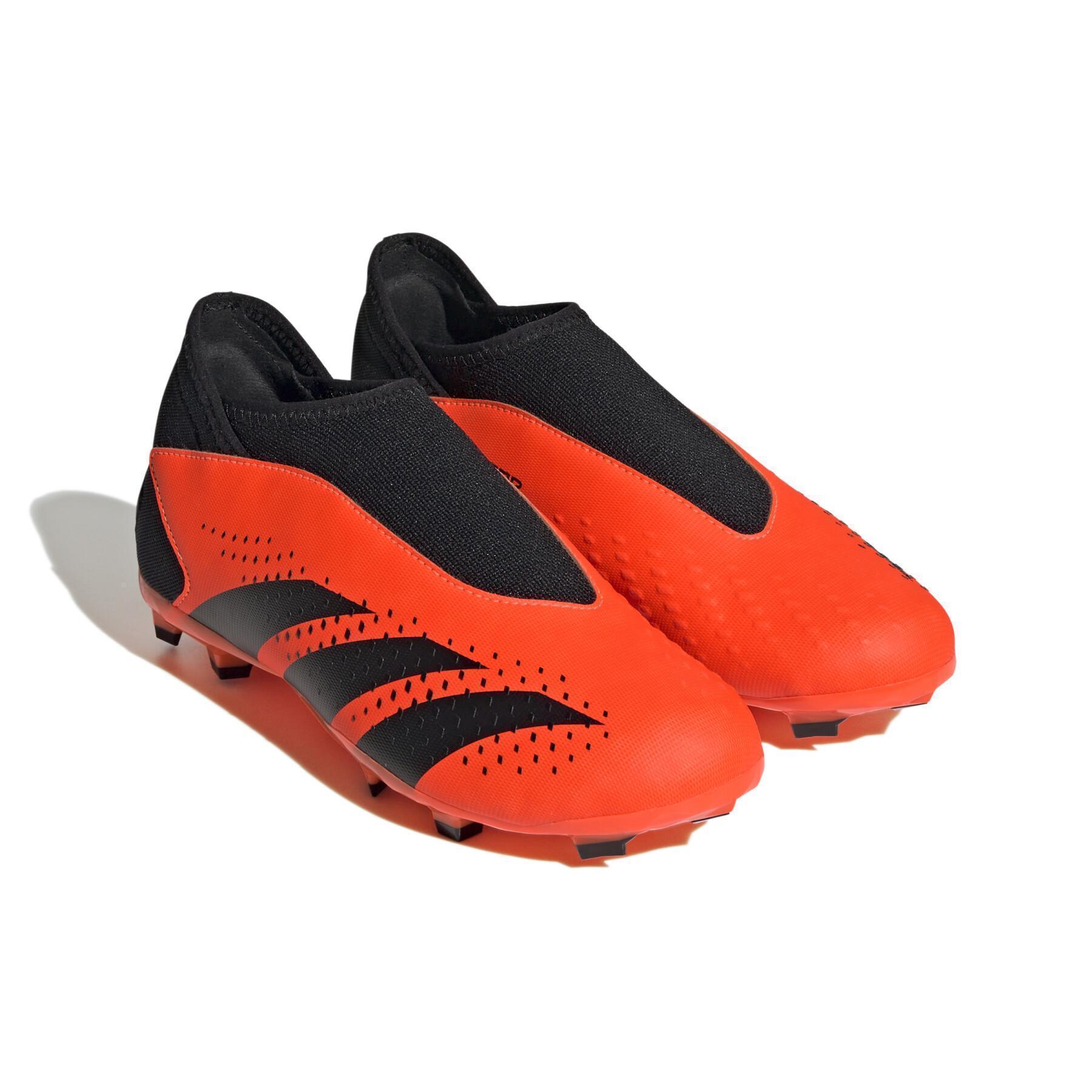 Fotbollsskor utan spets för barn adidas Predator Accuracy.3 FG Heatspawn Pack