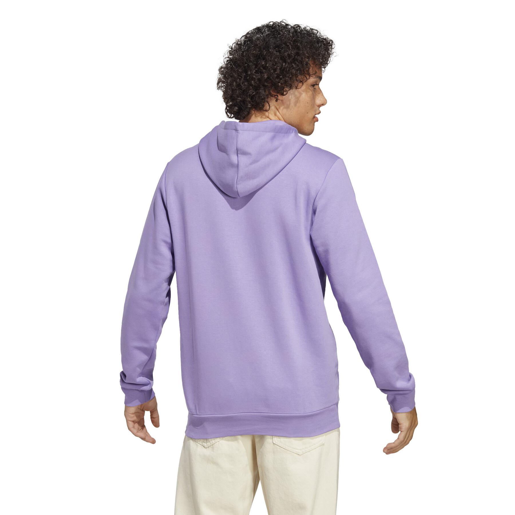 Sweatshirt med huva och fleece adidas Essentials