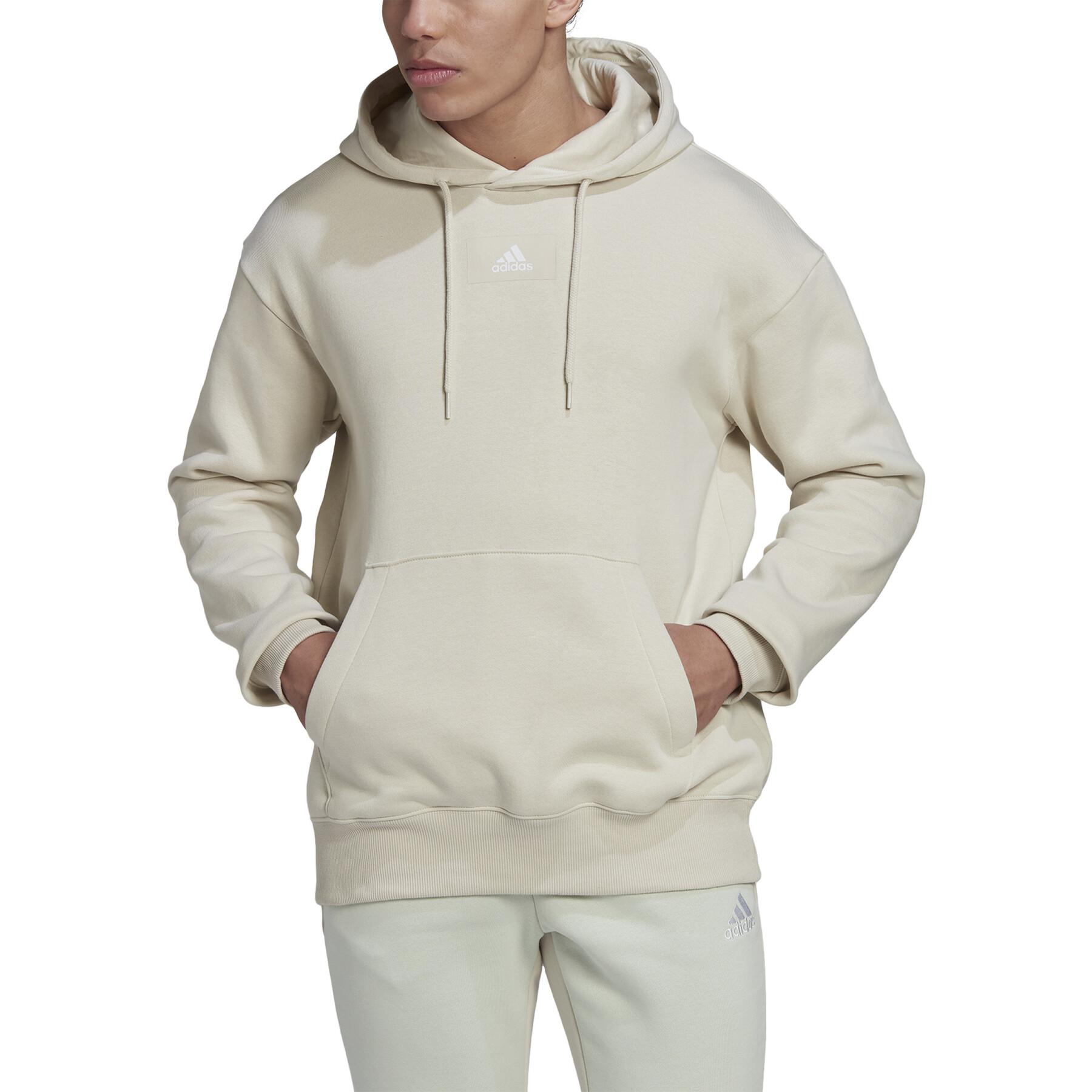 Sweatshirt med huva och fleece adidas Essentials FeelVivid