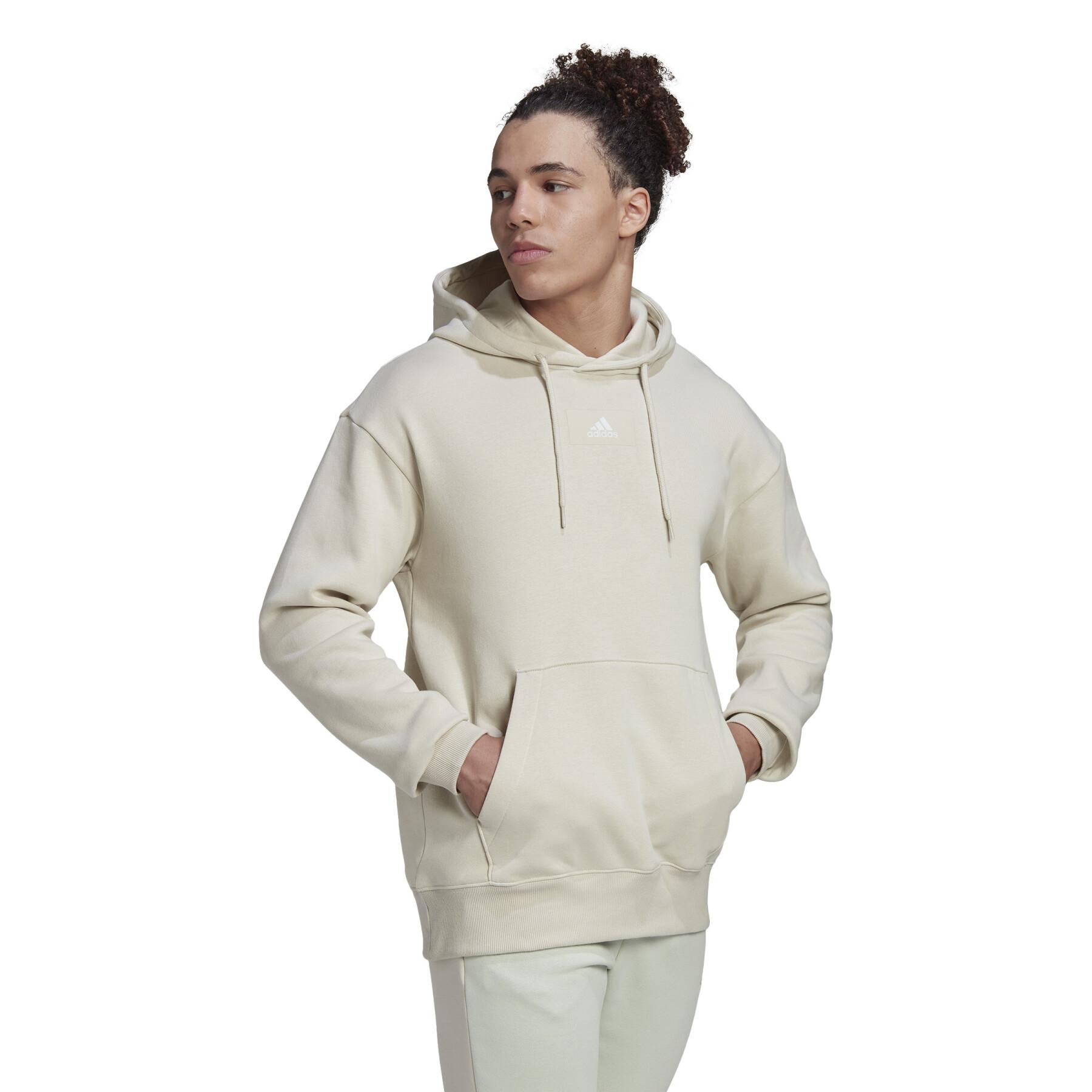 Sweatshirt med huva och fleece adidas Essentials FeelVivid
