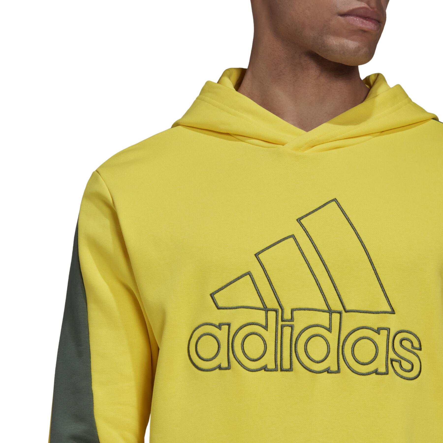 Sweatshirt med huva och broderat märke adidas Future Icons