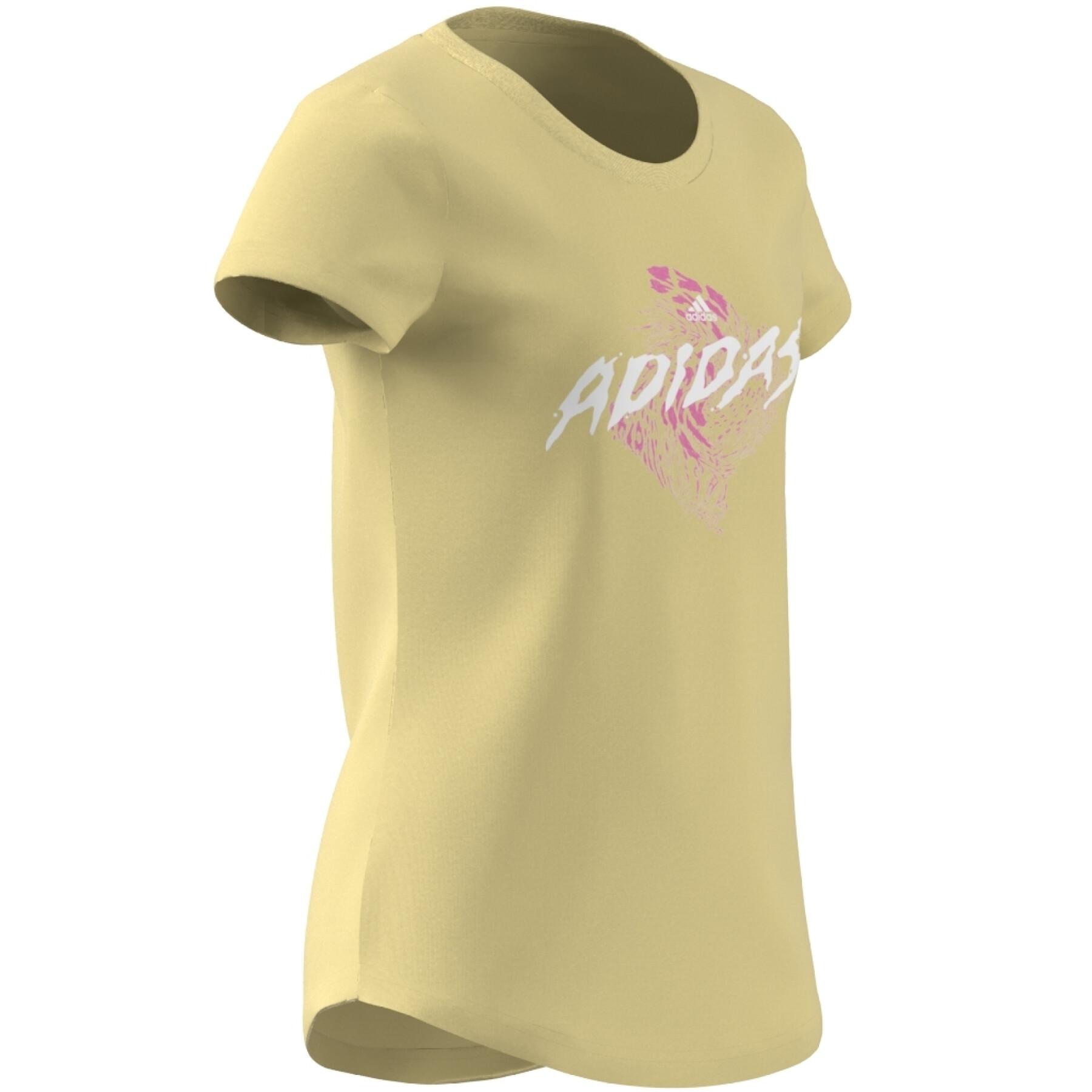 Grafisk T-shirt för flickor adidas