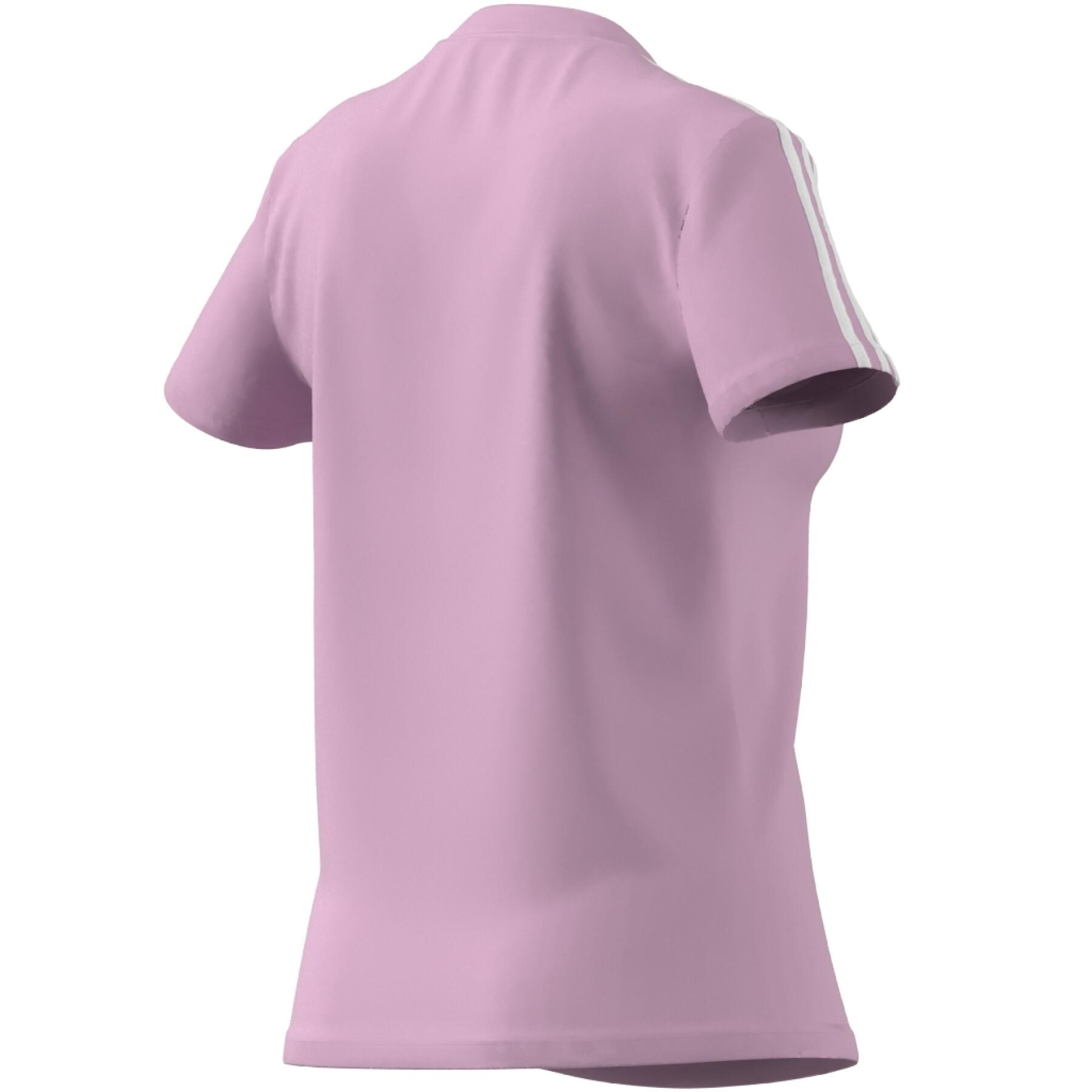 T-shirt med 3 ränder och passform för kvinnor adidas Essentials
