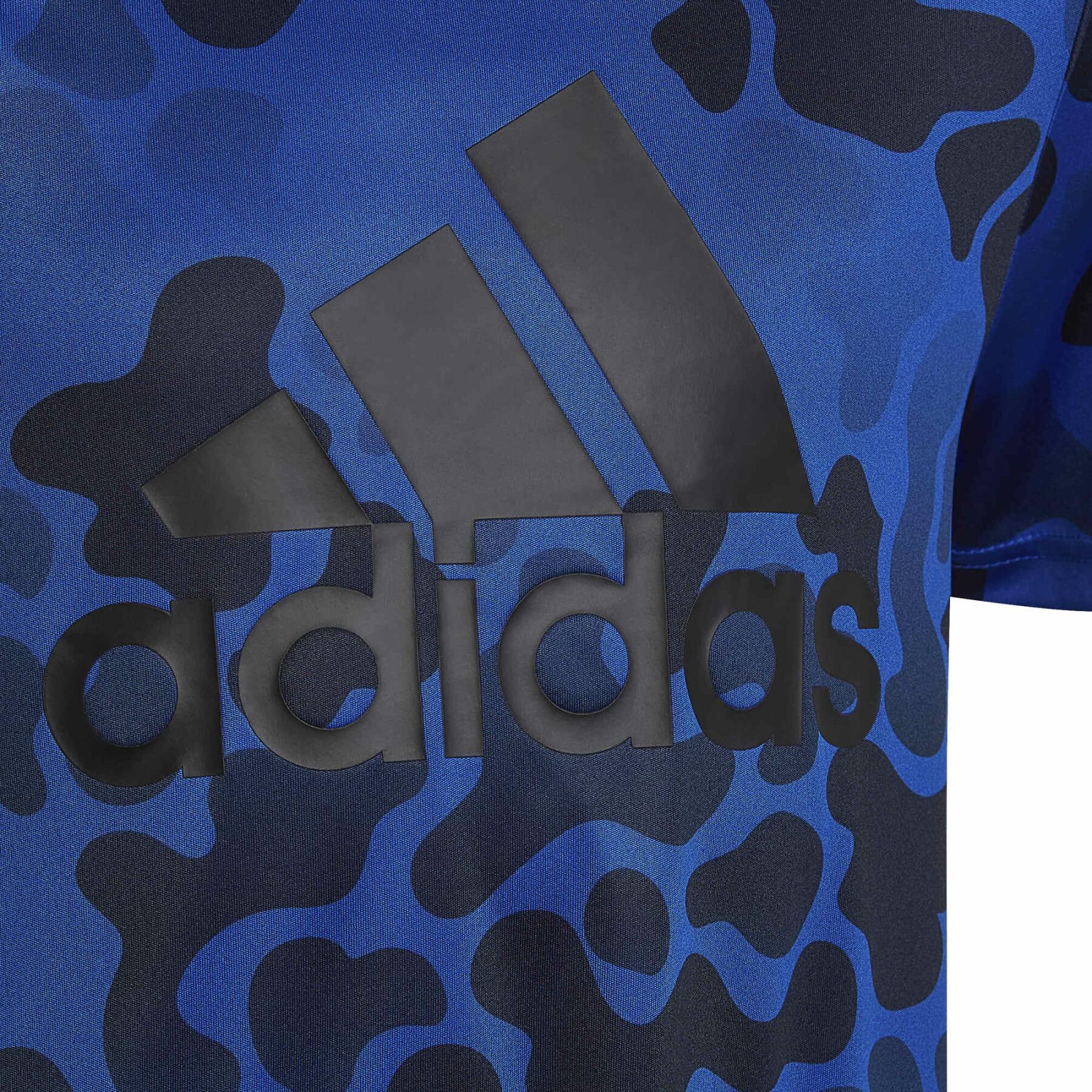Kamouflagemönstrad tröja för barn adidas