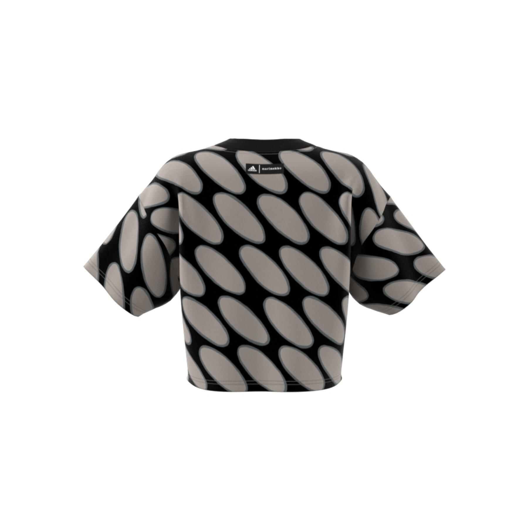 T-shirt för kvinnor adidas Marimekko Future Icons 3-Stripes
