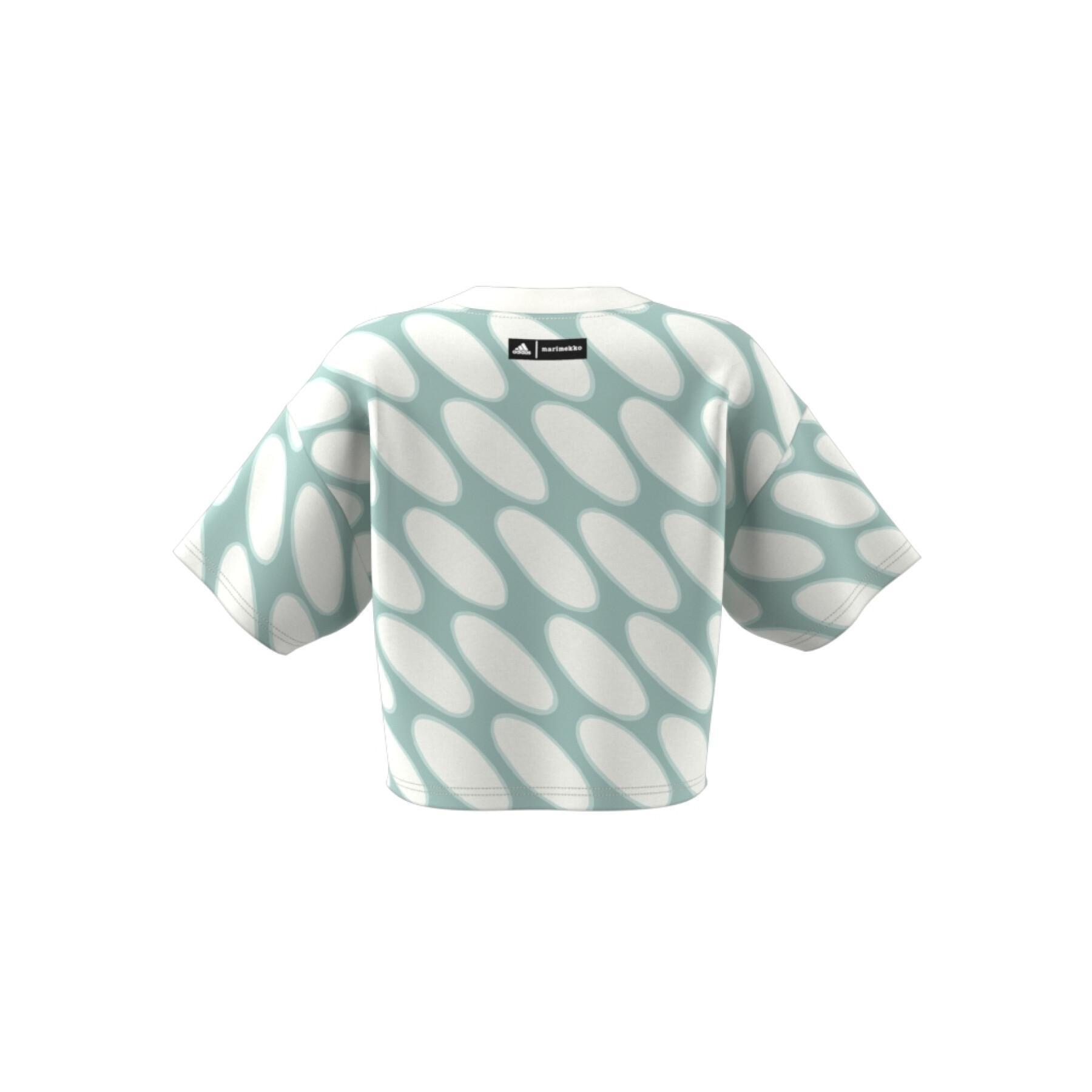 T-shirt för kvinnor adidas Marimekko Future Icons 3-Stripes
