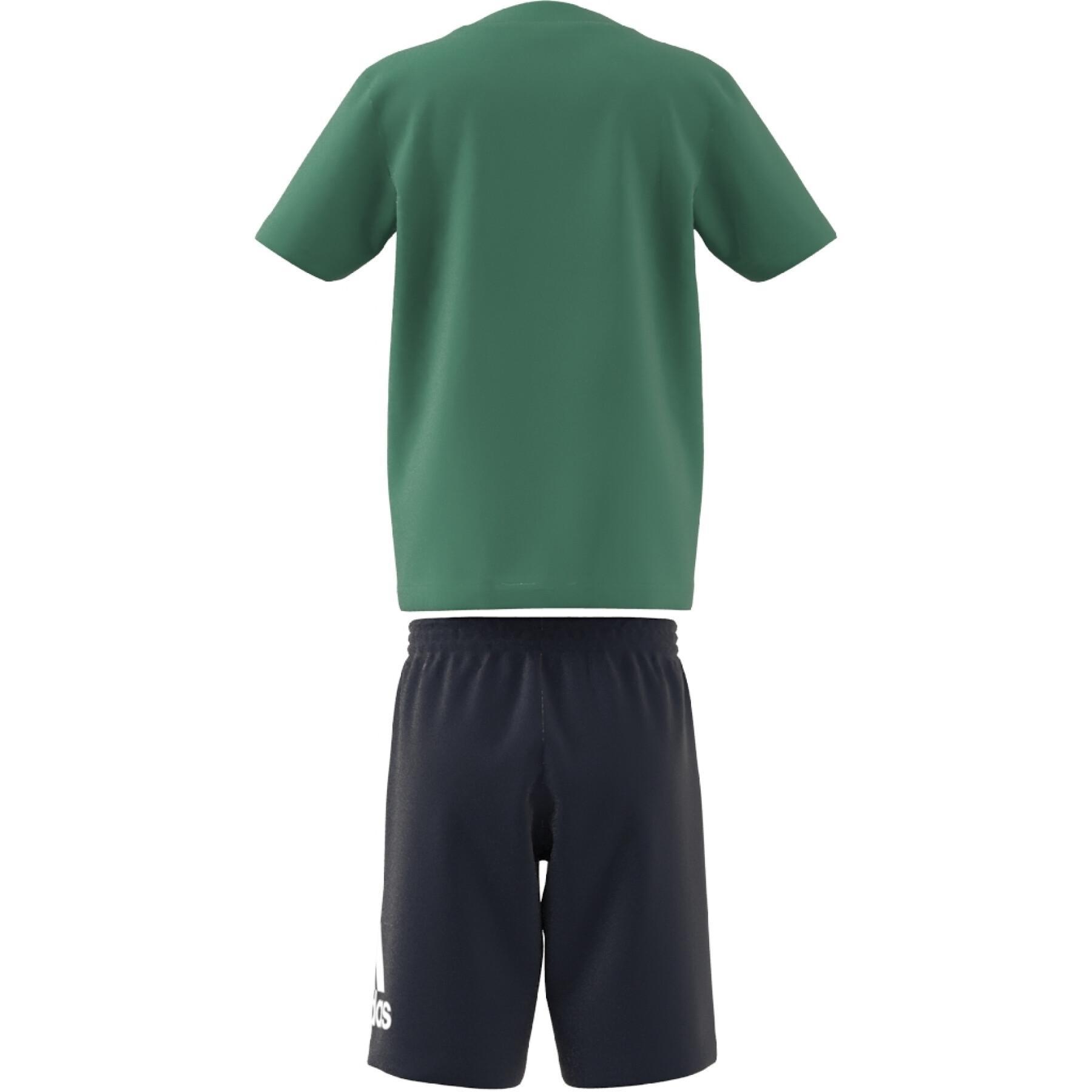 T-shirt och shorts för barn adidas Essentials Logo