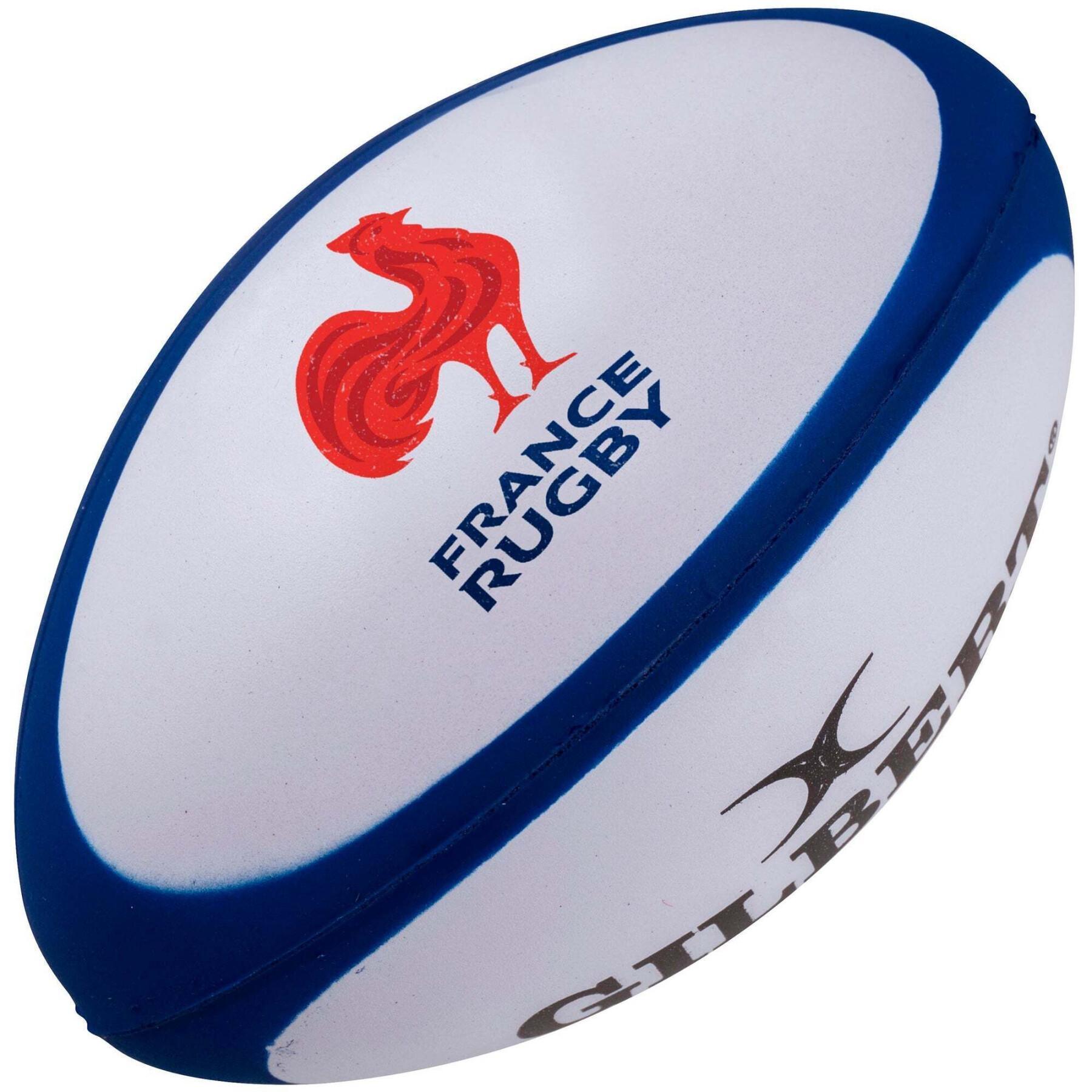 Förpackning med 12 franska rugbybollar