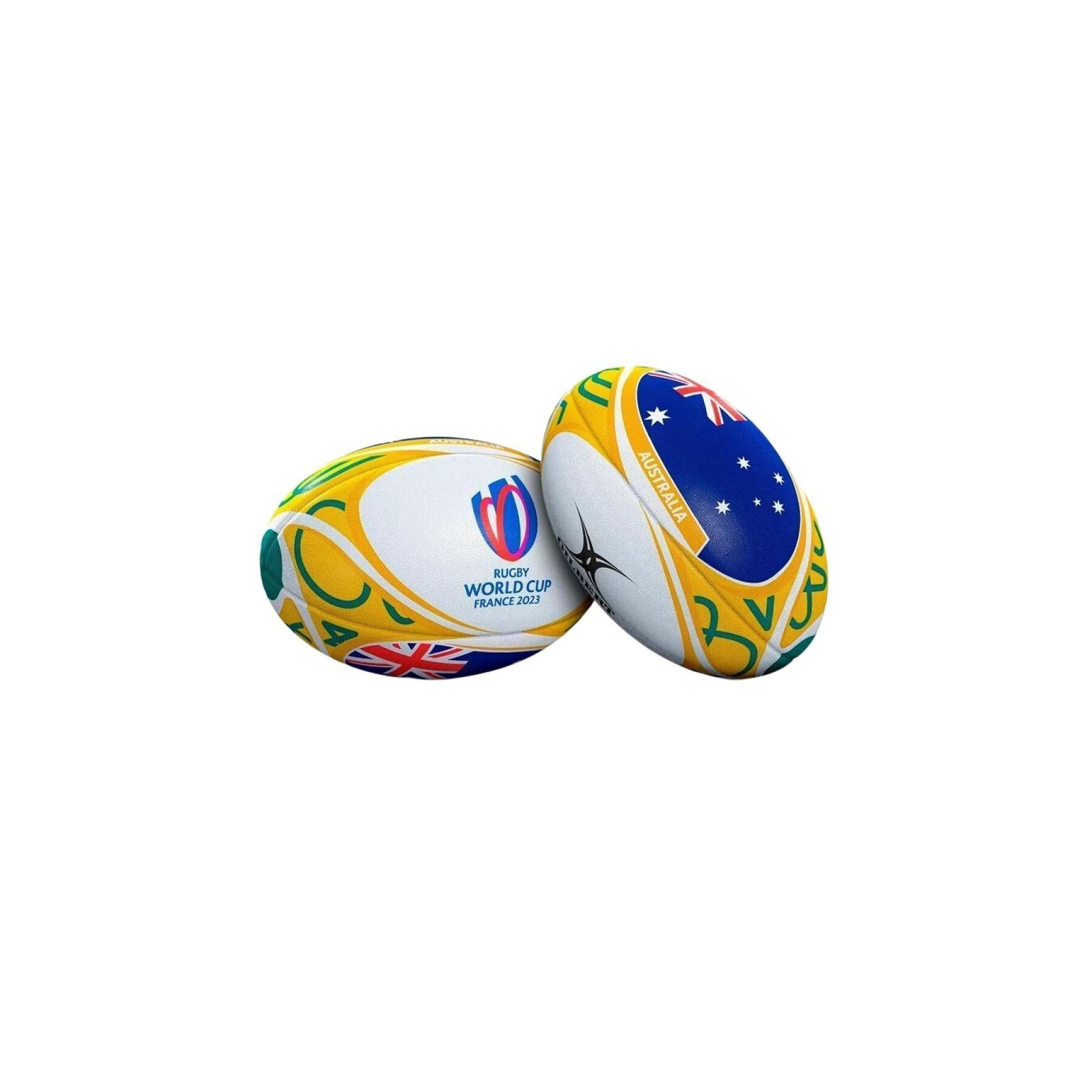 Förpackning med 5 flaggballonger Australie RWC 2023