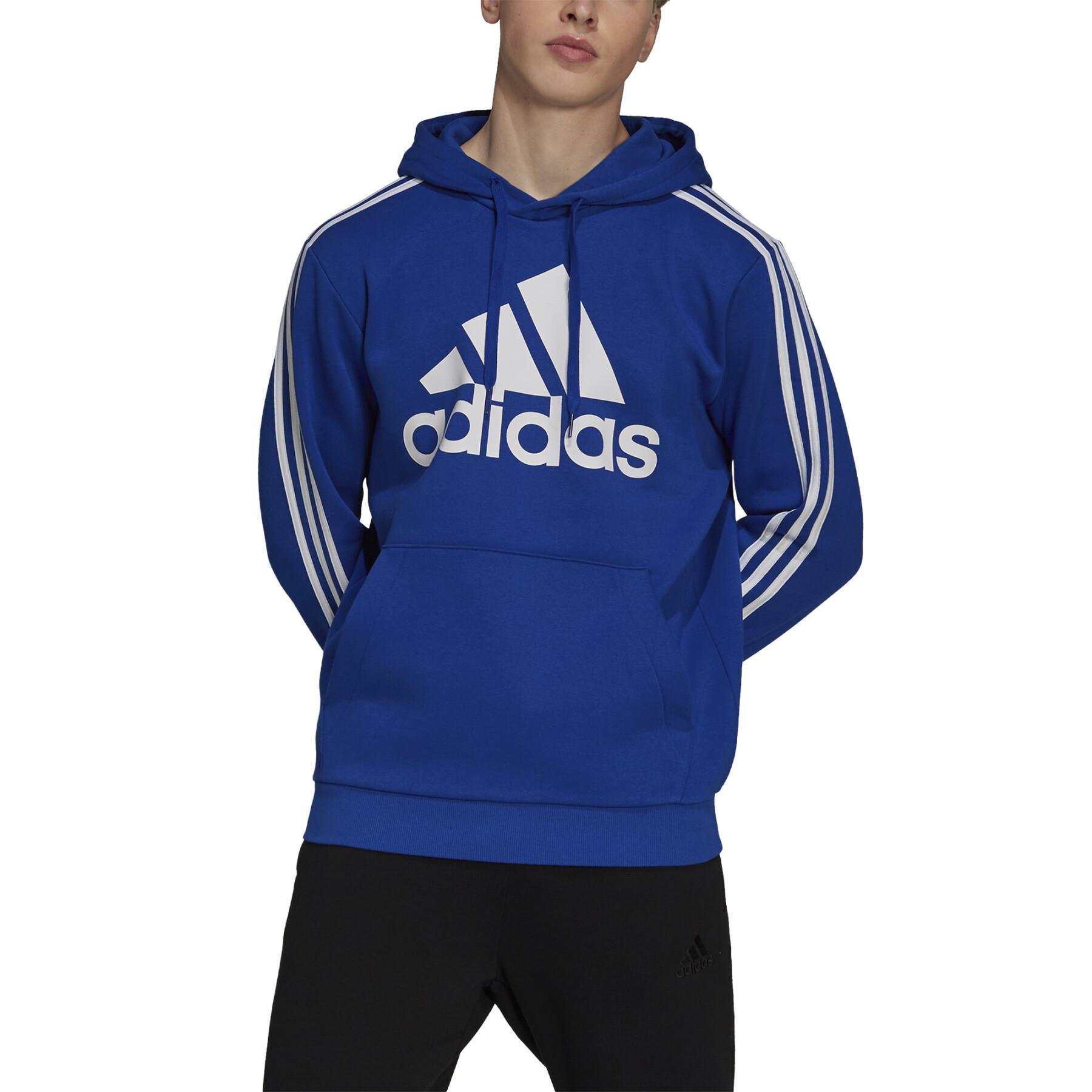Sweatshirt med huva adidas Essentials Fleece Logo