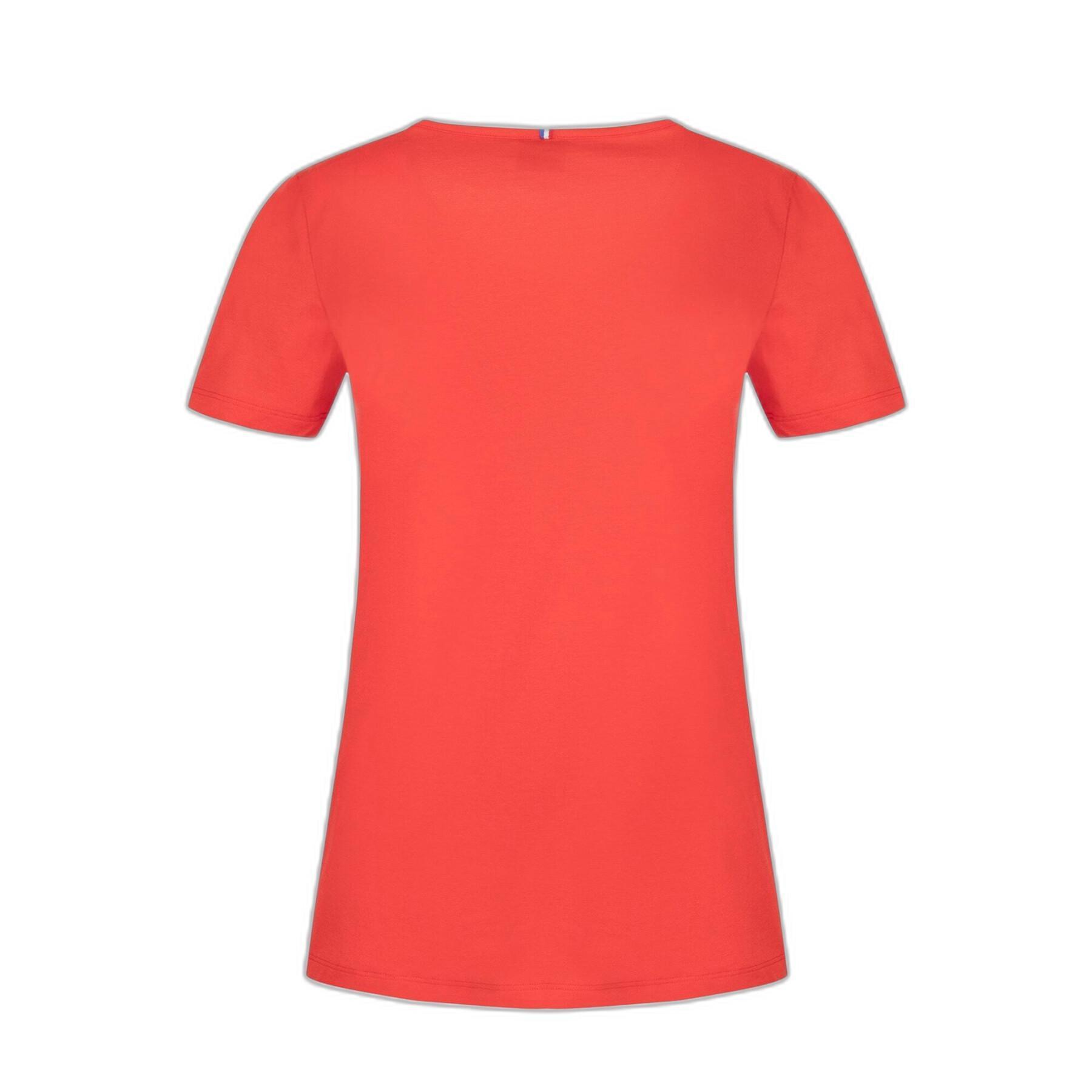 Kortärmad T-shirt för kvinnor Le Coq Sportif Saison N°1