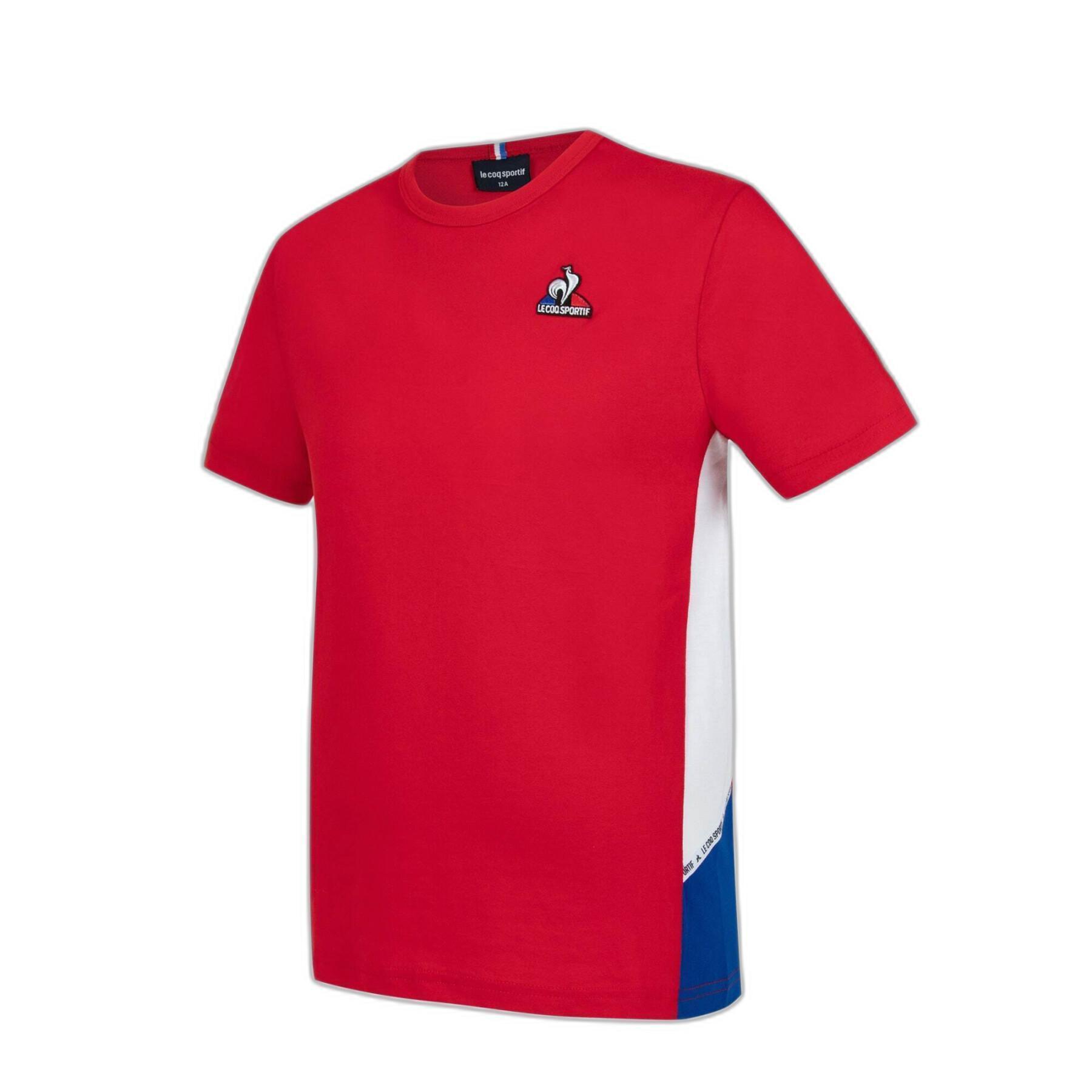 Kortärmad T-shirt för barn Le Coq Sportif Tri N°1