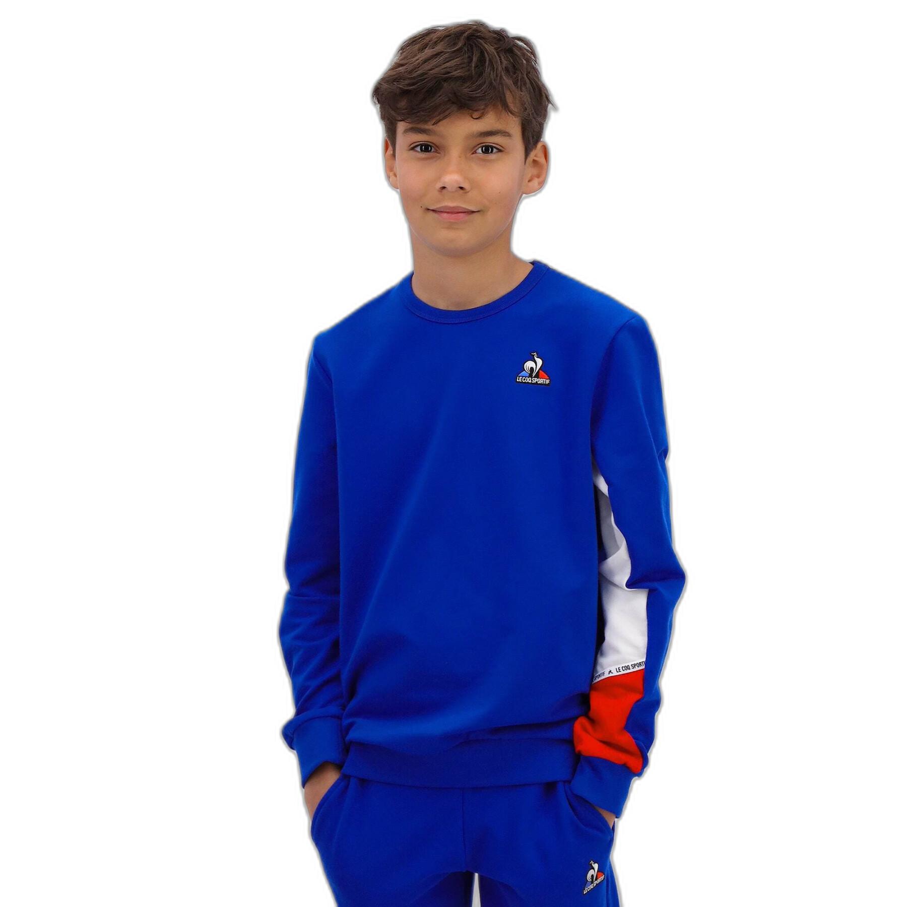 Sweatshirt med rund halsringning för barn Le Coq Sportif Tri N°1