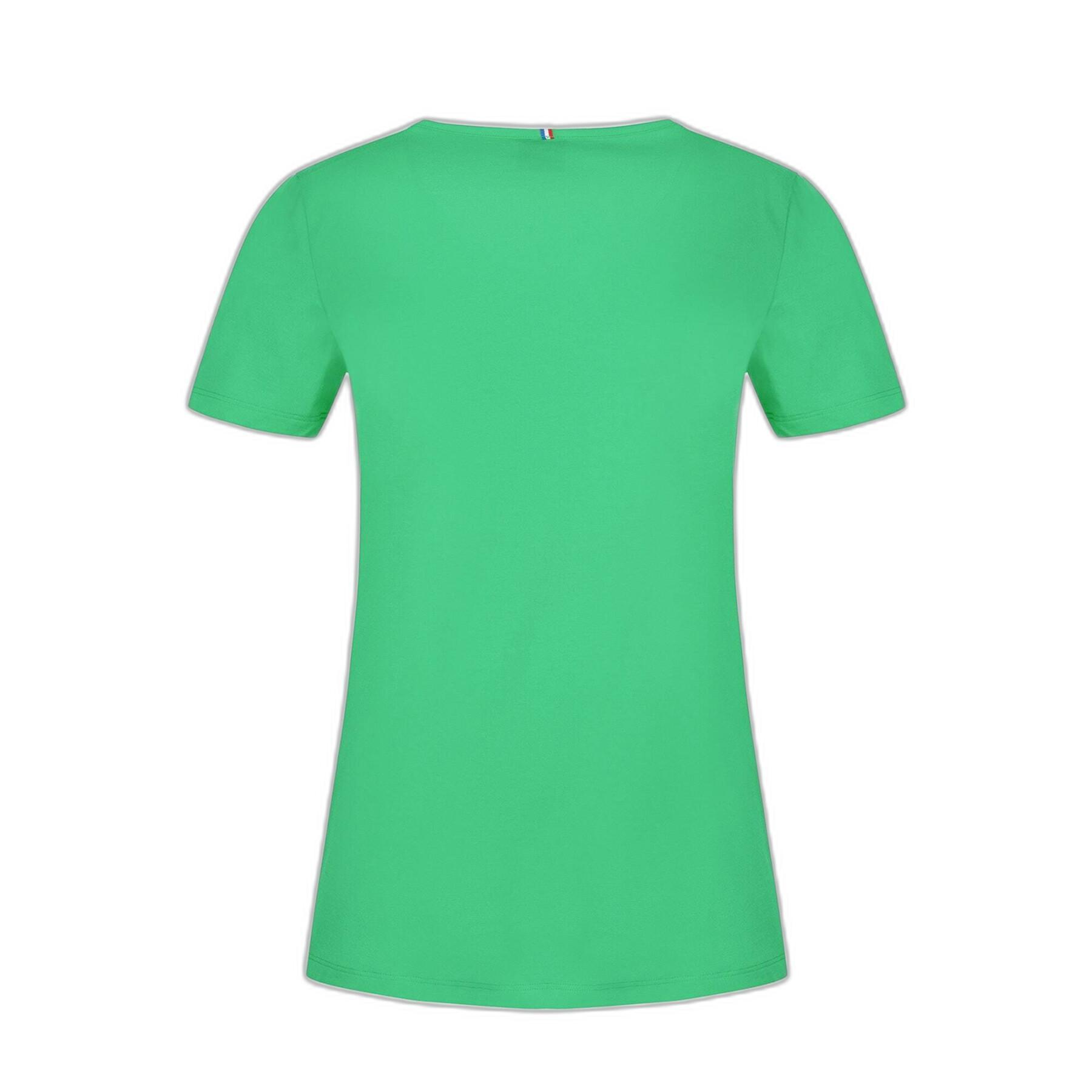 T-shirt med v-ringning för kvinnor Le Coq Sportif ESS N°2
