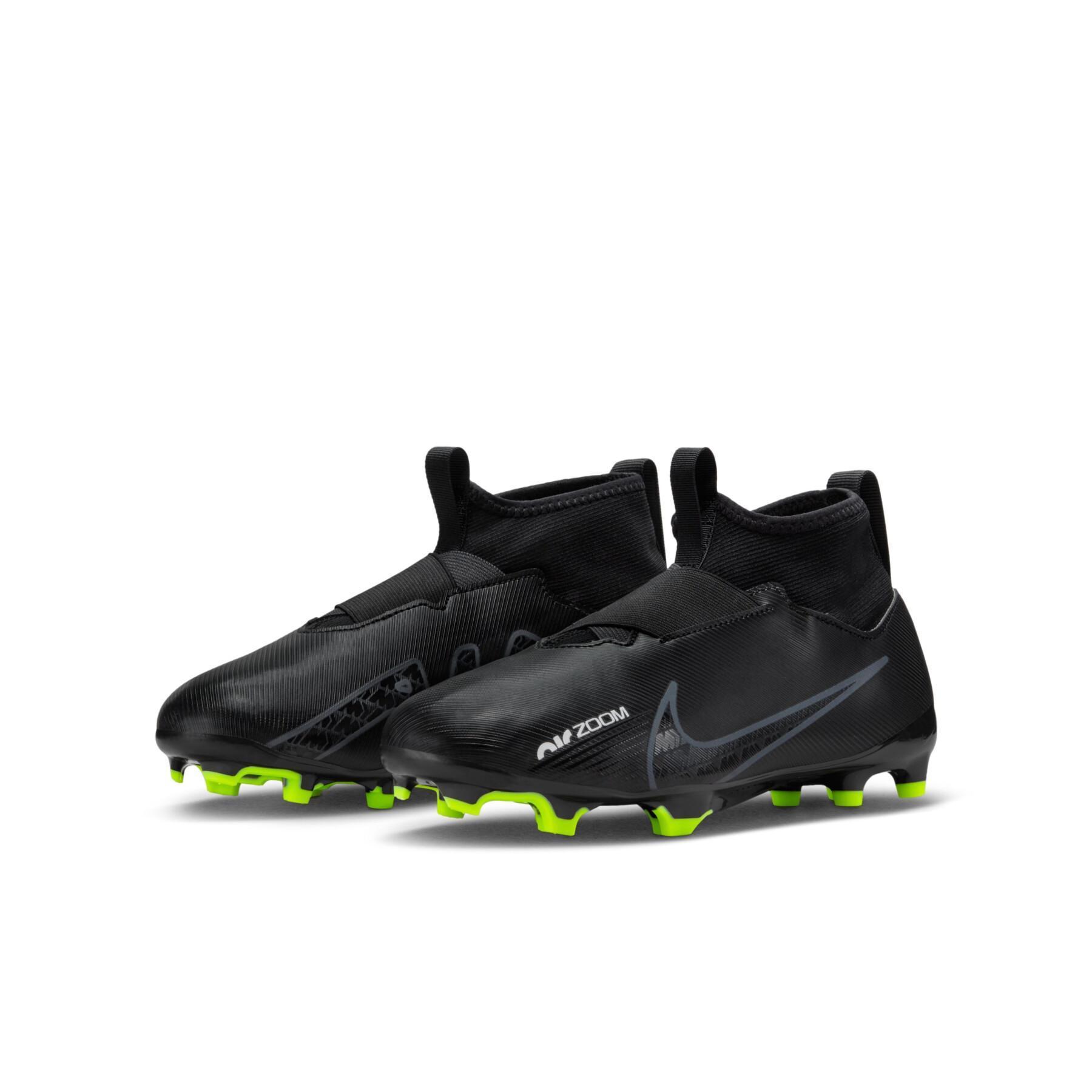 Fotbollsskor för barn Nike Zoom Mercurial Superfly 9 Academy FG/MG - Shadow Black Pack