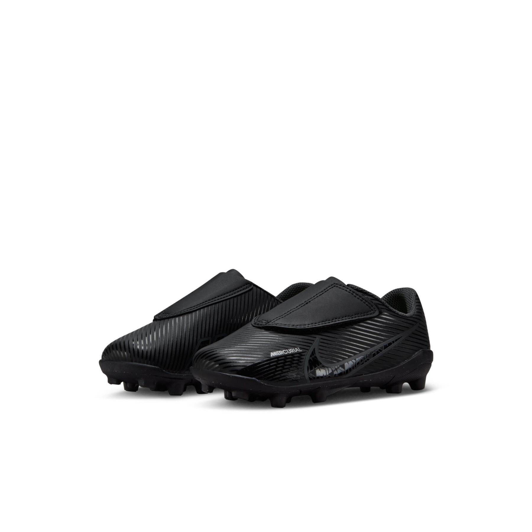 Fotbollsskor för barn Nike Mercurial Vapor 15 Club MG - Shadow Black Pack