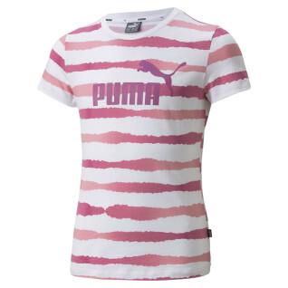 T-shirt för flickor Puma Essentielleach AOP