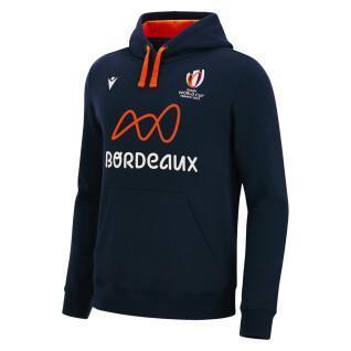 Sweatshirt med huva Macron RWC France 2023 Bordeaux