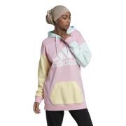 Sweatshirt för kvinnor adidas Essentials Colorblock oversize