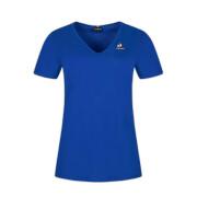 Kortärmad T-shirt med v-ringning för kvinnor Le Coq Sportif Ess N°1