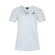 Kortärmad T-shirt med v-ringning för kvinnor Le Coq Sportif Ess N°2