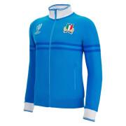 Sweatshirt med dragkedja i bomull Italie Rugby Merch RWC Country 2023