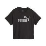 T-shirt för flickor Puma ESS+ marbleized Relaxed
